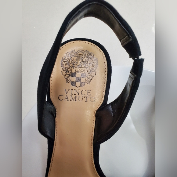 Vincent Camuto Suede Sling Back Sandals - Size 10 - Picture 2 of 6